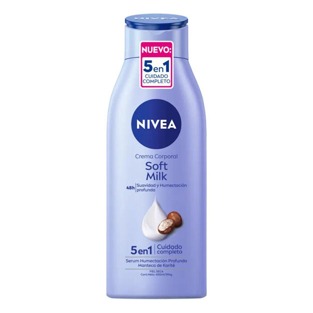 Imagen de Crema Corporal Soft Milk Nivea 400 ml
