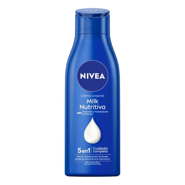 Imagen de Crema Corporal Milk Nutritiva Nivea 250 ml