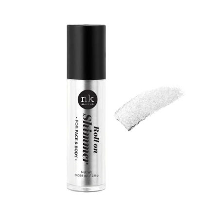 Imagen de Roll On Shimmer Rostro y Cuerpo Nicka K N°01 Ice White