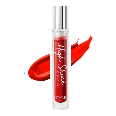 Imagen de Labial Liquido Nicka K High Shine HD N°02 Very Cherry