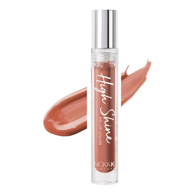 Imagen de Labial Liquido Nicka K High Shine HD N°09 Mocha Move