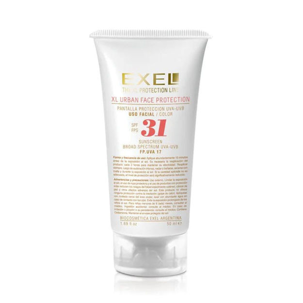 Imagen de Pantalla Solar Facial Exel XL Urban Face Protection 50 ml