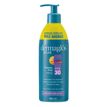 Imagen de Protector Solar Dermaglos Envase Familiar FPS 30 380 ml