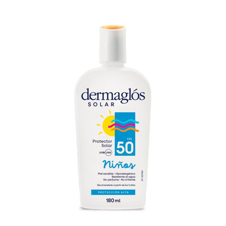 Imagen de Protector Solar Dermaglos Niños FPS 50 180 ml