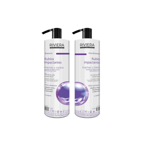 Imagen de Pack Riviera Rubios Impactantes Shampoo + Acondicionador