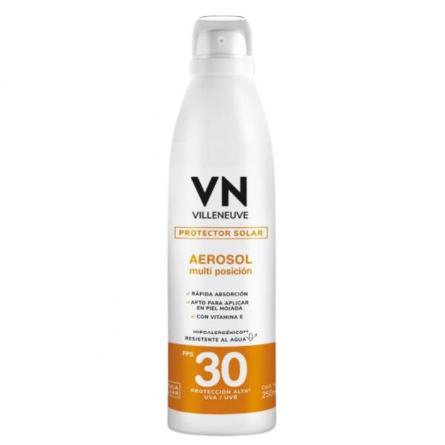 Imagen de Protector Solar Villeneuve Spray Multi Posición FPS30 250 ml