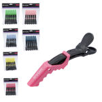 Imagen de Pinzas de Cocodrilo para Cabello Evok 6 unidades