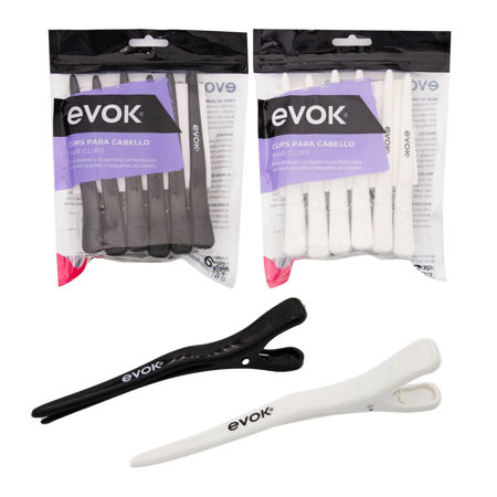 Imagen de Pinzas para Cabello Evok HECP 6 unidades