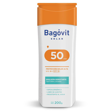 Imagen de Protector Solar Bagovit FPS 50 200 ml