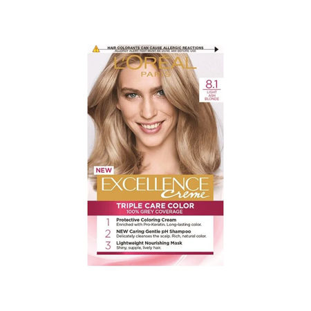 Imagen de Tinta Loreal Excellence Nº8.1 Rubio Claro Cenizo