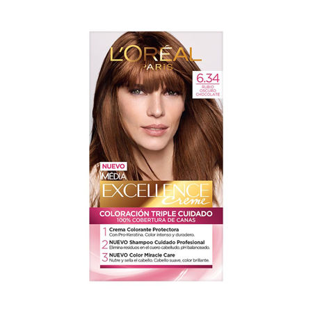 Imagen de Tinta Loreal Excellence Nº6.34 Rubio Oscuro Chocolate