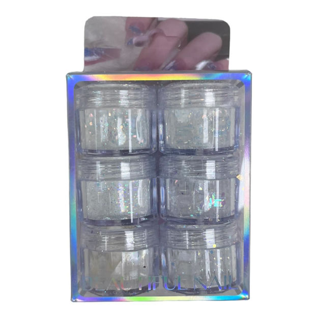 Imagen de Decoraciones de Uñas Mixtas Blanco Beauty Style
