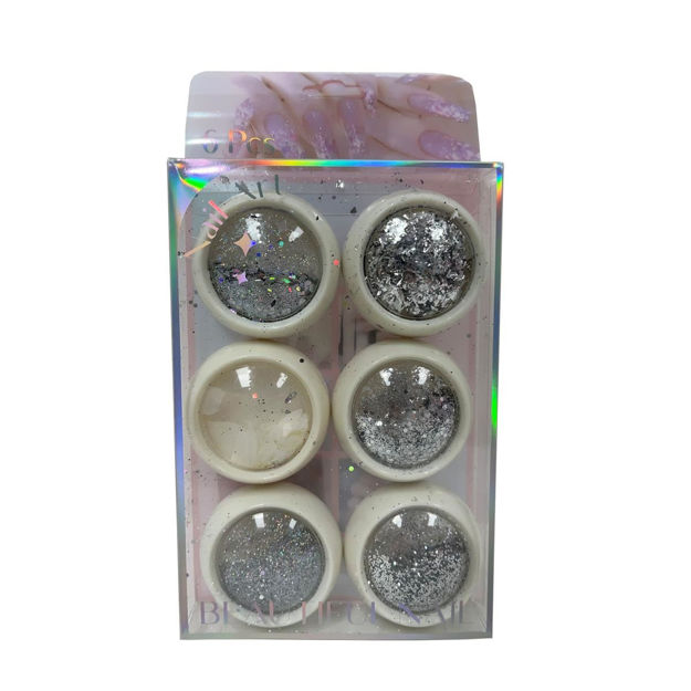 Imagen de Decoraciones para Uñas Plateado Beauty Style
