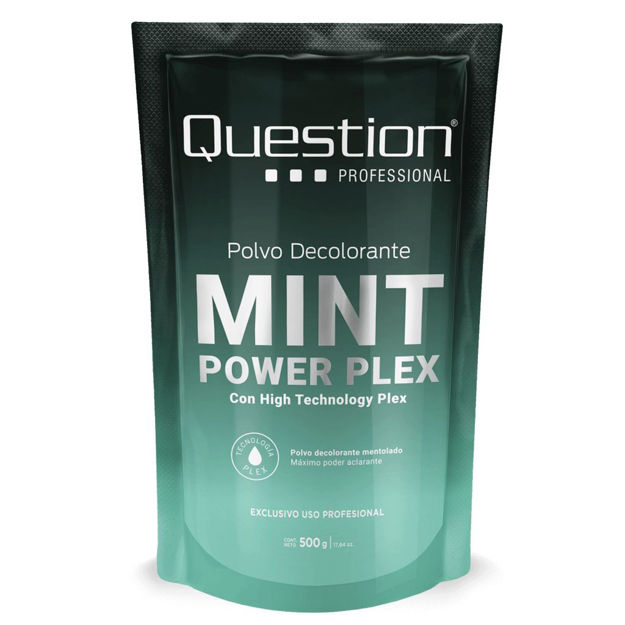 Imagen de Polvo Decolorante Question Mint Power Plex 500 g