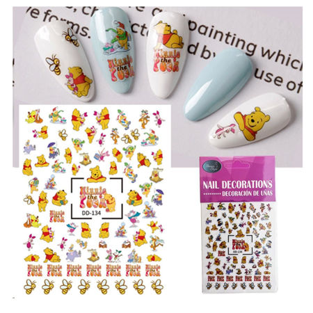Imagen de Stickers para Uñas Beauty Style Winnie The Pooh DD-134