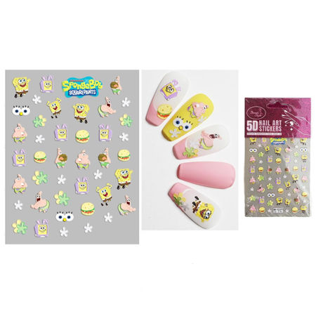 Imagen de Stickers para Uñas 5D Beauty Style Bob Esponja