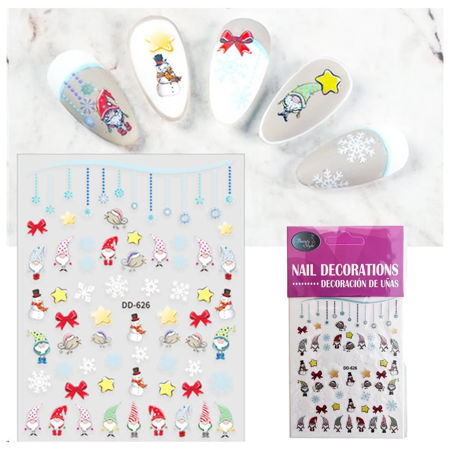 Imagen de Stickers para Uñas Beauty Style Navidad DD-626