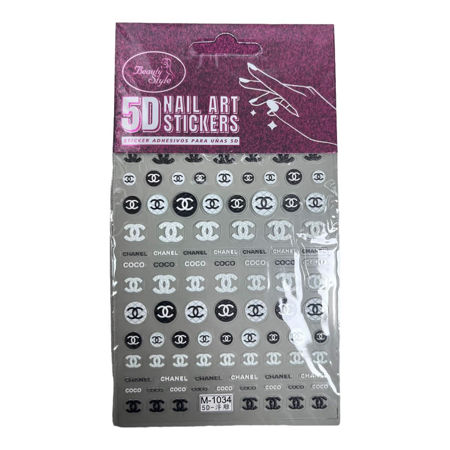 Imagen de Stickers para Uñas 5D Beauty Style M-1034