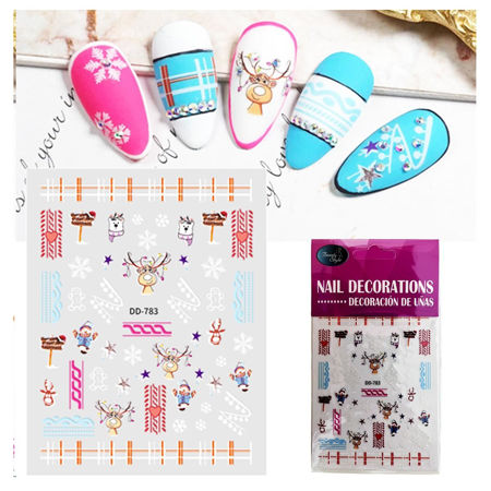 Imagen de Stickers para Uñas Beauty Style Navidad DD-783