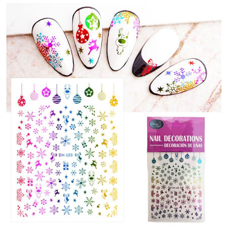 Imagen de Stickers para Uñas Beauty Style Navidad DH-189