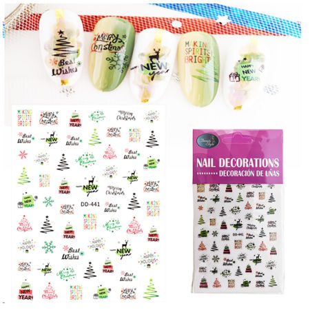 Imagen de Stickers para Uñas Beauty Style Navidad DD-441