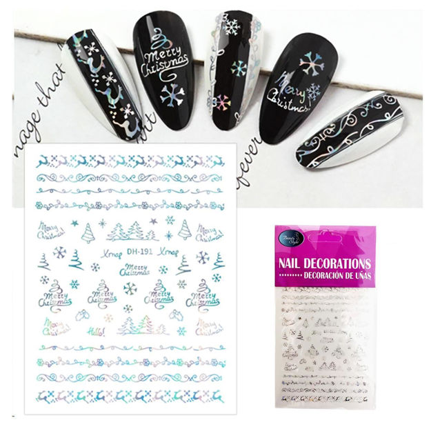 Imagen de Stickers para Uñas Beauty Style Navidad DH-191