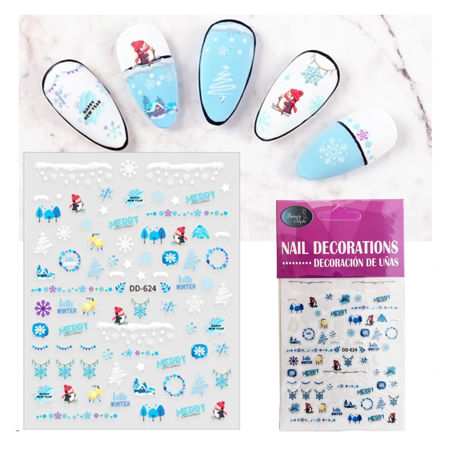 Imagen de Stickers para Uñas Beauty Style Winter DD-624