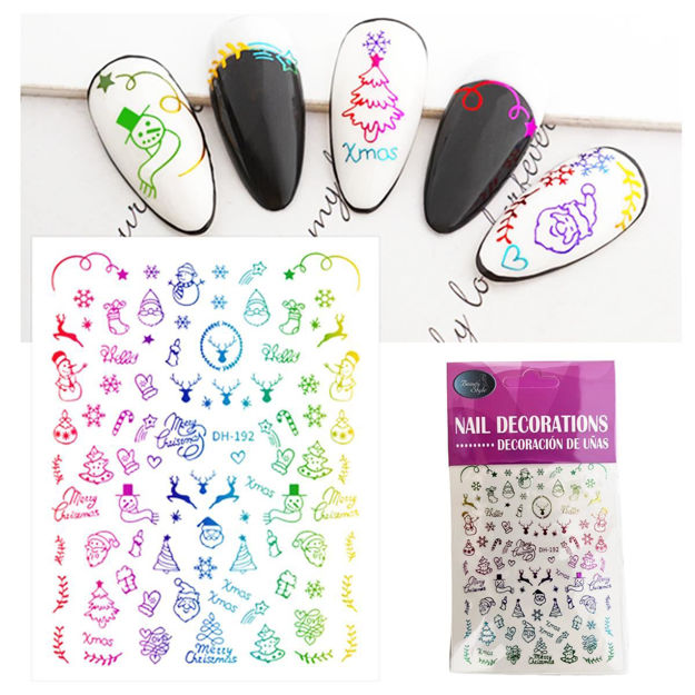 Imagen de Stickers para Uñas Beauty Style Navidad DH-192