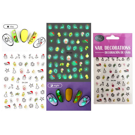Imagen de Stickers para Uñas Beauty Style Navidad DH-244