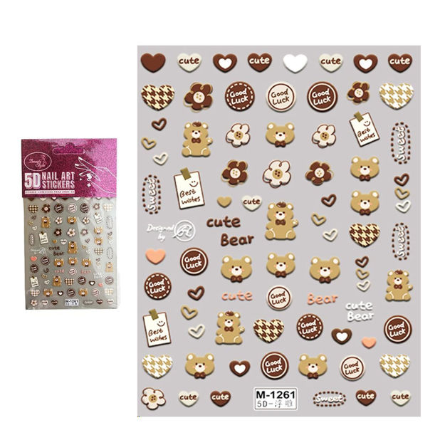 Imagen de Stickers para Uñas 5D Beauty Style M-1261