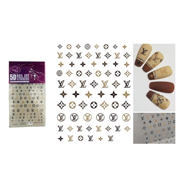 Imagen de Stickers para Uñas 5D Beauty Style M-1081