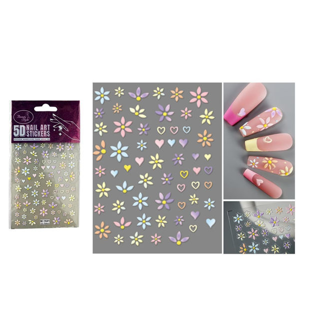 Imagen de Stickers para Uñas 5D Beauty Style M-1541