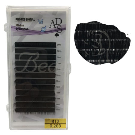 Imagen de Pestañas Postizas Mixtas Beauty Style 0.20D