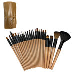 Imagen de Set de Brochas de Maquillaje 24 Piezas Colores Surtidos