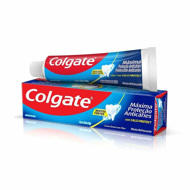 Imagen de Crema Dental Colgate Máxima Protección Anticaries Calcio 50 ml