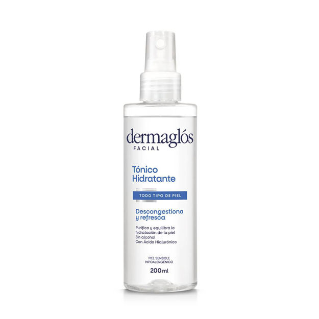 Imagen de Tonico Hidratante Descongestivo Dermaglos 200 ml