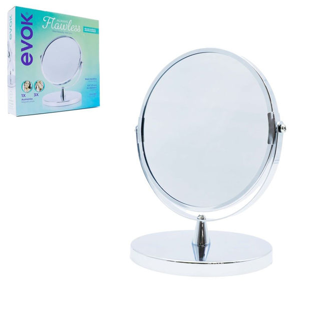 Imagen de Espejo Metalico con Base Evok EV-MRR-07