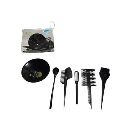 Imagen de Set para Tinta 6 piezas Negro Beauty Style