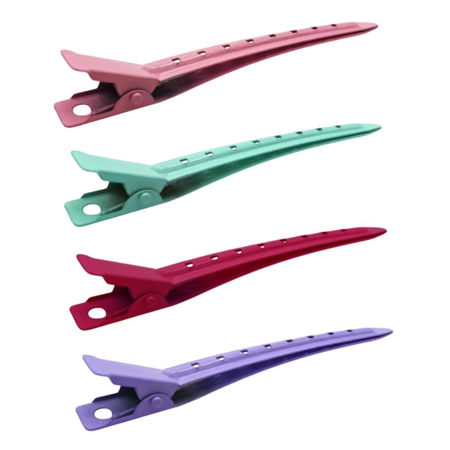 Imagen de Pinza Boca de Pato Metal 12 unidades Beauty Style