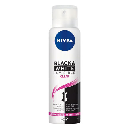 Imagen de Desodorante Spray Nivea 150 ml Invisible Black & White Clear