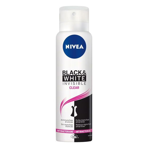 Imagen de Desodorante Spray Nivea 150 ml Invisible Black & White Clear