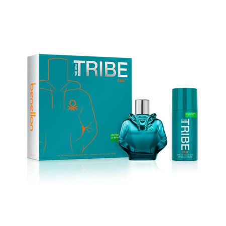 Imagen de Set Benetton We Are Tribe Cool Man Edt 90 ml + Deo 150 ml