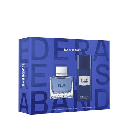 Imagen de Set Antonio Banderas Blue Seduction Men Edt 100 ml + Deo