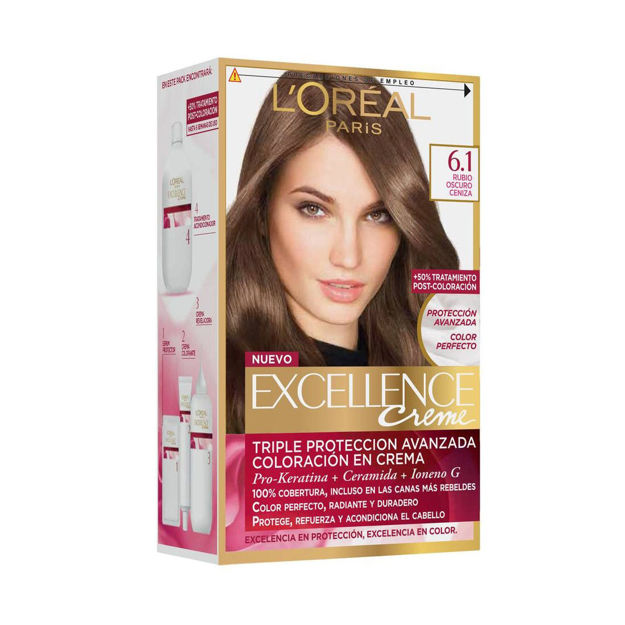 Imagen de Tinta Loreal Excellence Nº6.1 Rubio Oscuro Cenizo