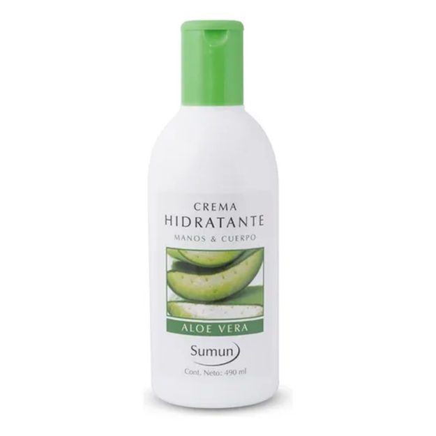 Imagen de Crema Hidratante Manos y Cuerpo Sumun Aloe Vera 490 ml
