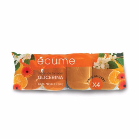 Imagen de Jabon de Glicerina Ecume x90 gr Pack x 4