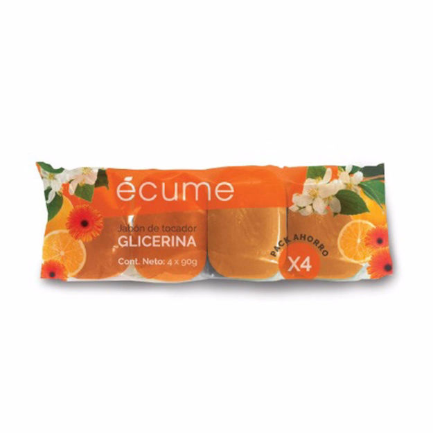 Imagen de Jabon de Glicerina Ecume x90 gr Pack x 4
