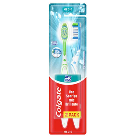 Imagen de Cepillo Colgate Max White 2 unidades