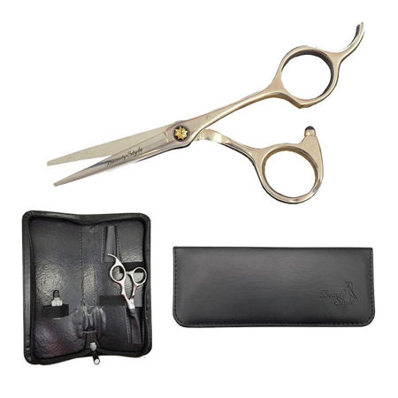 Imagen de Tijera de Corte Titanio 4.5 Beauty Style con Estuche