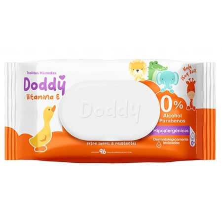 Imagen de Toallitas Humedas Doddy Vitamina E 96 unidades
